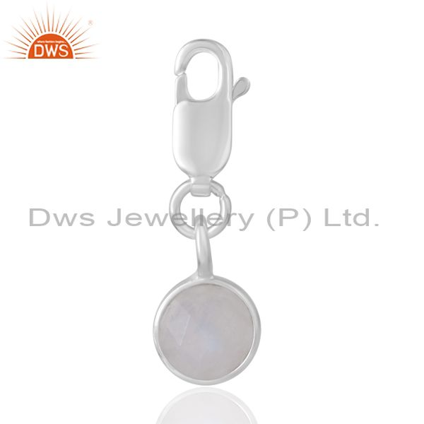 Lock And Circular Drop Finding Women In Moonstone Round