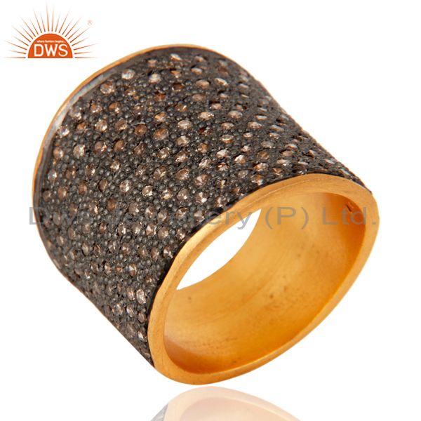 925 Sterling Silver Diamond Pave Fashion Promise Proposal Ring Handmade Jewelry
