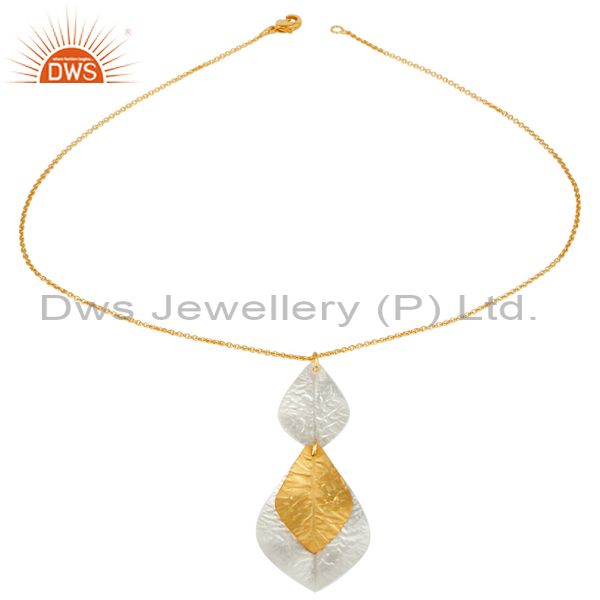 Handmade multi color plated chain necklace jewelry manufacturer
