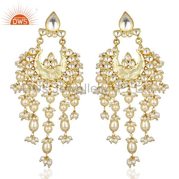Gorgeous Indian Kundan Polki Jaipur Wholesale Traditional Silver Jewelry