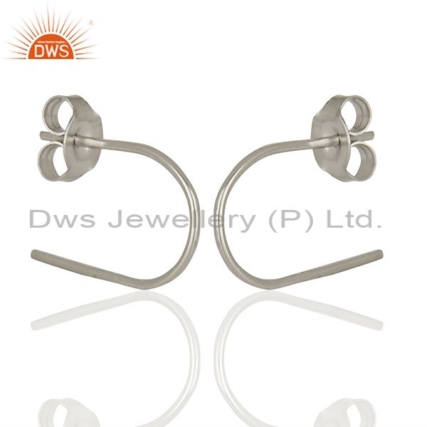 New Design Sterling Fine Silver Handmade Earrings Jewelry Wholesale