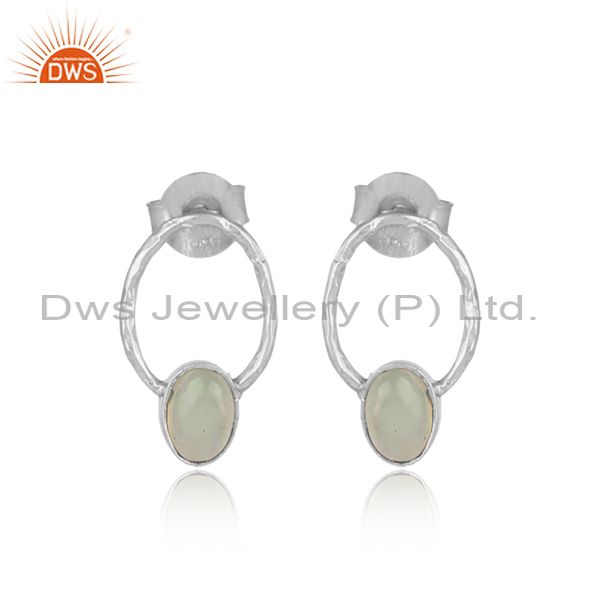 Dangle design sterling silver 925 ethiopian opal earrings