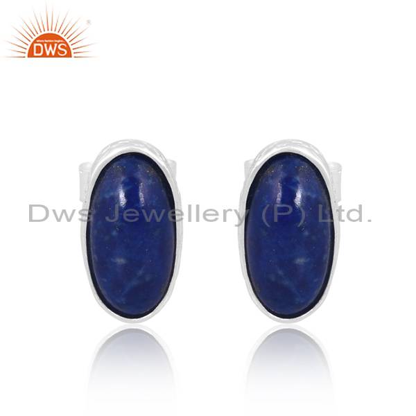 Lapis Handcrafted Studs: Timeless Elegance