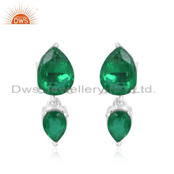 Zambian Emerald Quartz Earrings: Perfect for Women!