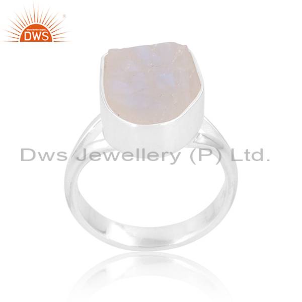 Radiant Ring: Discover the Beauty of Rainbow Moonstone