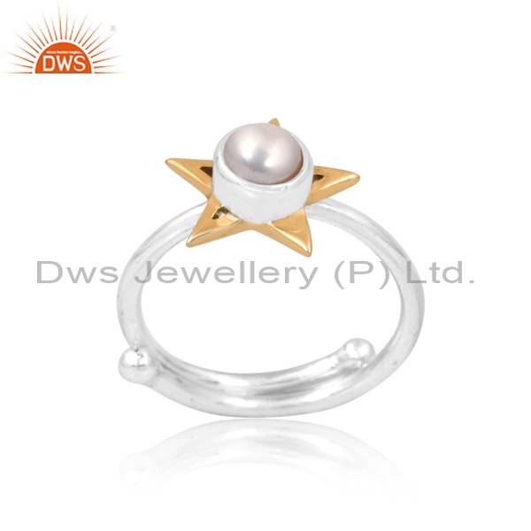 Star Ring of Pearl: A dazzling celestial accessory