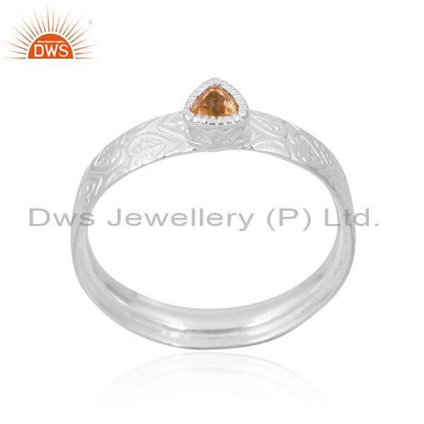 Sparkling Citrine Ring: A Beautiful Choice for Women