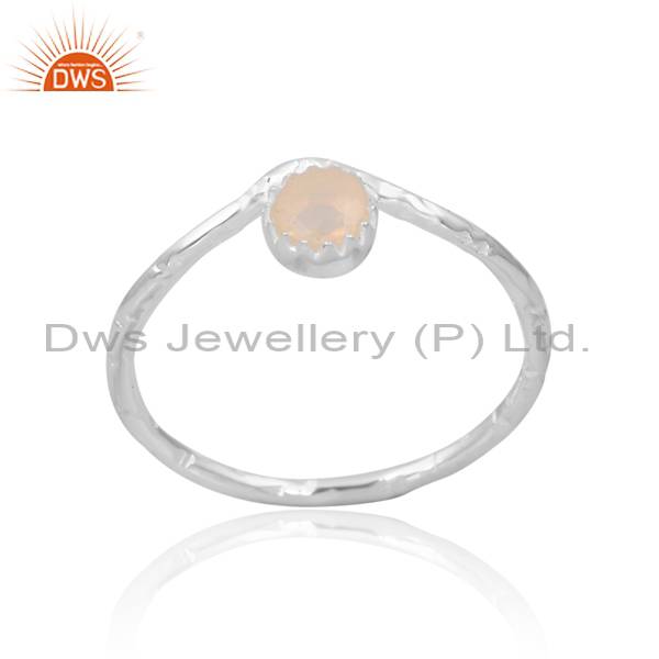 Elegant Ethiopian Opal Ring: Perfect Gift for Her