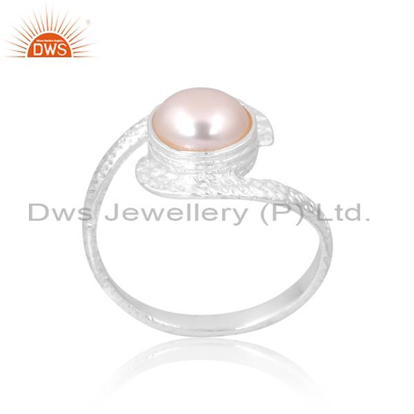 Exquisite Handmade Pearl Ring: Timeless Elegance