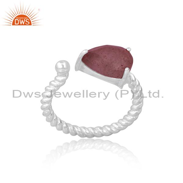 Strawberry Quartz Engagement Ring: Perfect For Girls