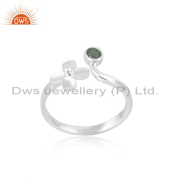 Emerald Flower Ring: Perfect For Engagements