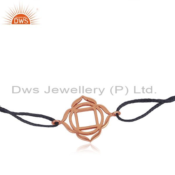 18k rose gold plated 925 silver charm jewelry bracelet manufacturer