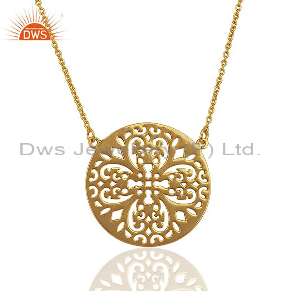 Handmade gold plated 925 silver traditional pendant wholesale