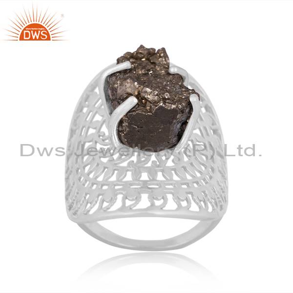 Ring Of Pyrite Gemstone: Sparkling Beauty With A Golden Glow
