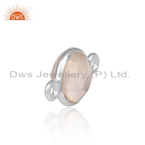 Rose Quartz Set Rose Fine Sterling Silver Jewelry Findings