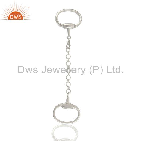 Exporter Horse Bit Snaffle Charm Solid 925 Sterling Silver Jewelry