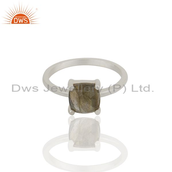 Exporter Designer Labradorite Gemstone 925 Silver Ring Jewelry Manufacturers