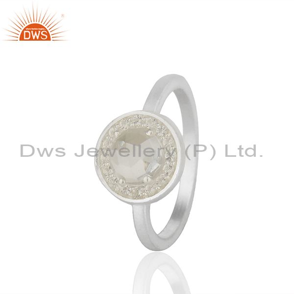 Exporter Multi Gemstone 925 Silver Customized Rings Jewelry Manufacturer
