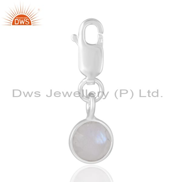 Lock And Circular Drop Finding Women In Moonstone Round