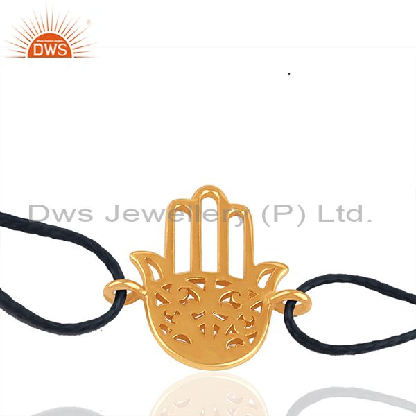 Exporter Plain Sterling Silver Hamsa Hand Charm Bracelet Jewelry Manufacturer