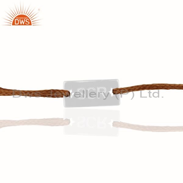 Exporter 925 Sterling Silver Engraved Customized Bracelet Manufacturers India