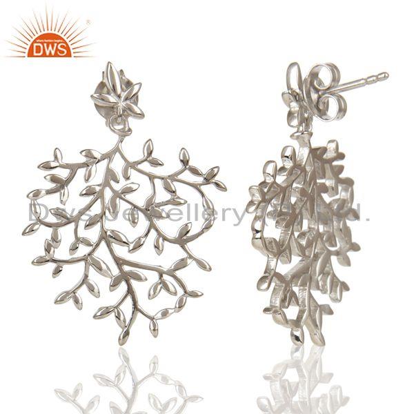 Exporter Customized Fine Sterling 92.5 Silver Designer Dangle Earring Manufacturer Jaipur