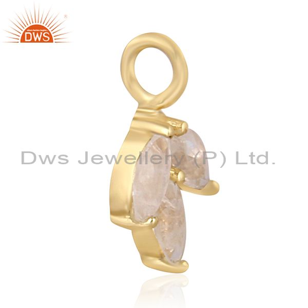 Exporter Solid 925 Silver Gold Plated Gemstone Jewerly Findings Manufacturer
