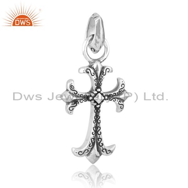Exporter CH Cross 925 Sterling Silver Pendant And Necklace Jewelry