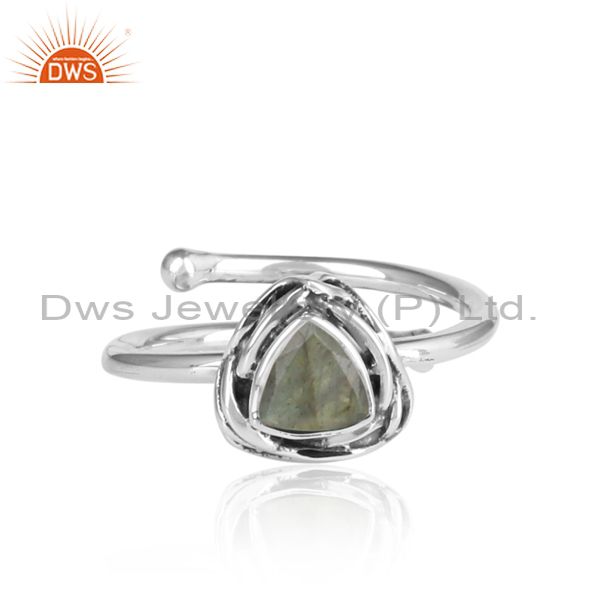 Labradorite Set Sterling Silver Ring For All Sizes