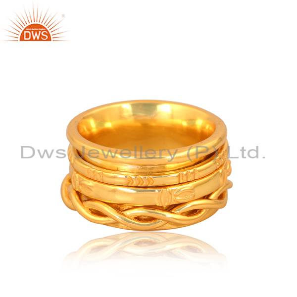Amethyst Gold Vermeil Ring: Elegant & Timeless Jewelry