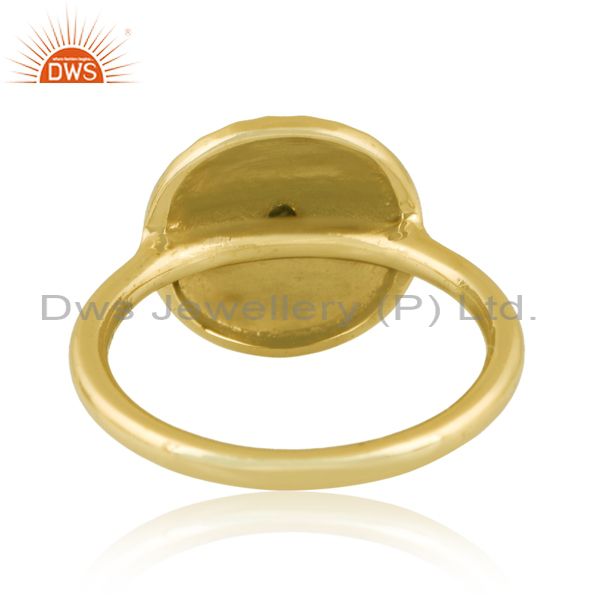 Gold And White Fashionable Ring Ready To Be Explored