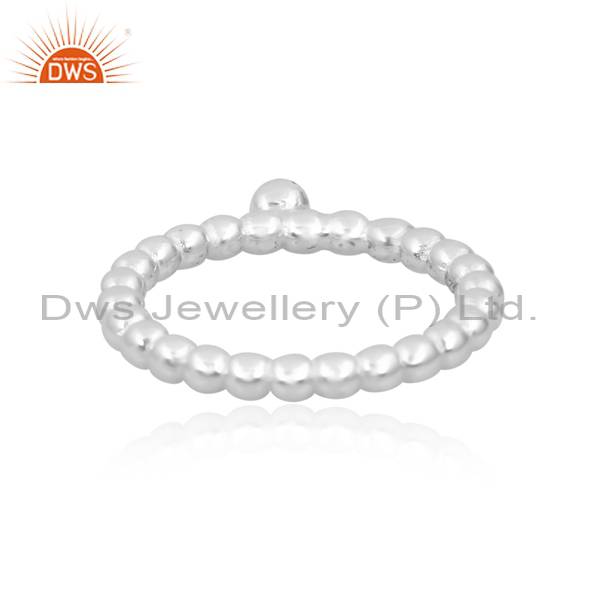 Silver Ball Band Topper: A Chic And Stylish Addition