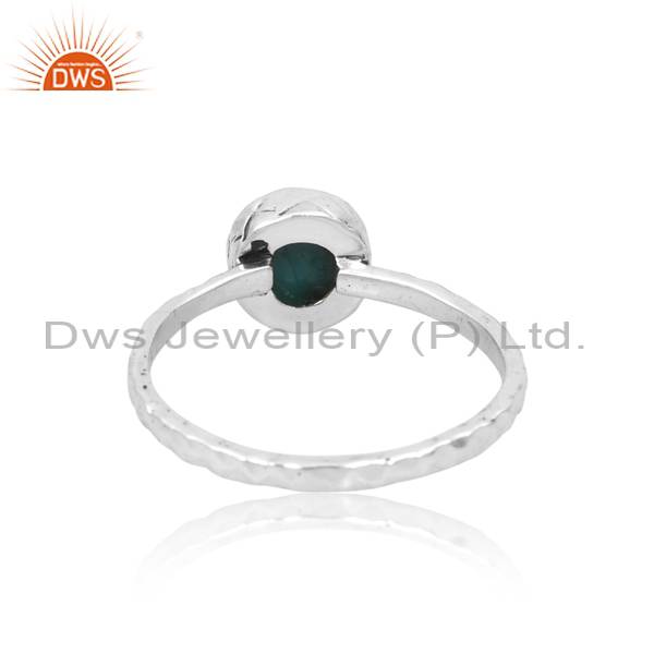 Kingman Turquoise Silver Ring - Royal Style
