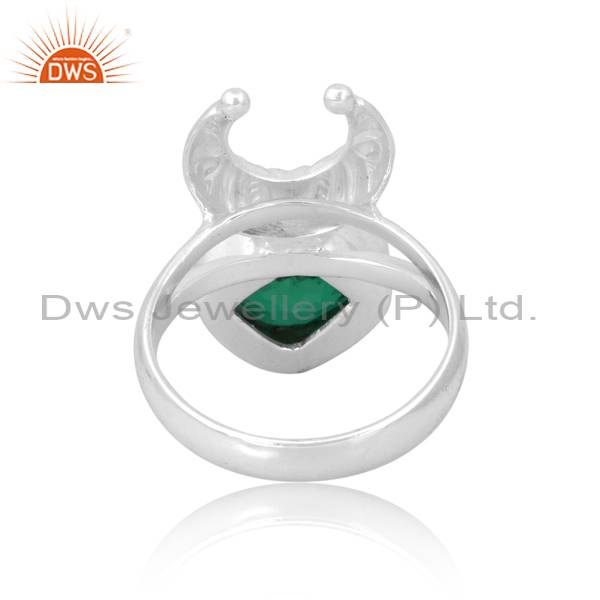 Doublet Zambian Emerald Quartz: Stunning Gemstone Ring