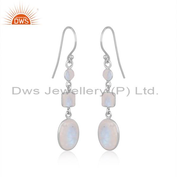 Sparkling Rainbow Moonstone Earrings for Every Occasion