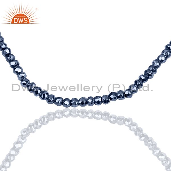 Exporter Tanzanite Pyrite Gemstone Wholesale Fine Silver Chain Necklace Jewelry