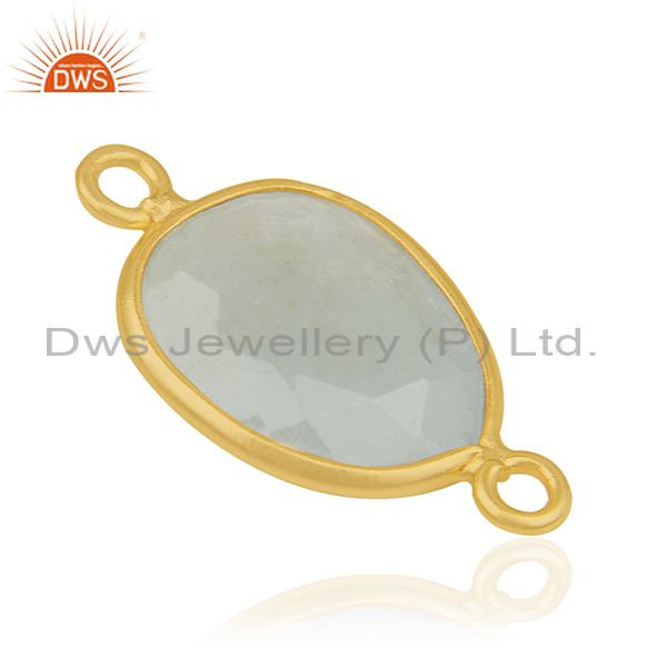 Suppliers Gold Plated 925 Silver Gemstone Jewerly Connectors Findings Manufacturers
