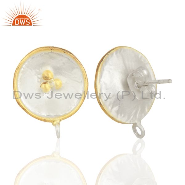 Suppliers 14K Yellow Gold Plated Handmade Design Stud Finding Fashion Jewelry