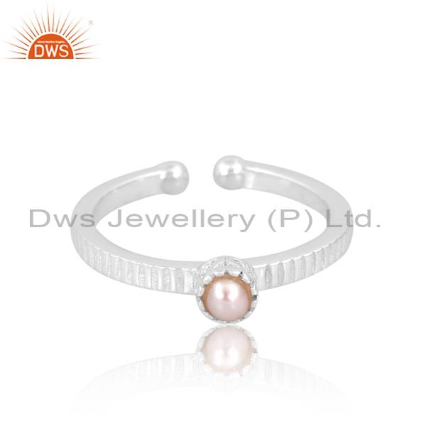 Exquisite Pearl Ring: Artisan-Crafted Elegance