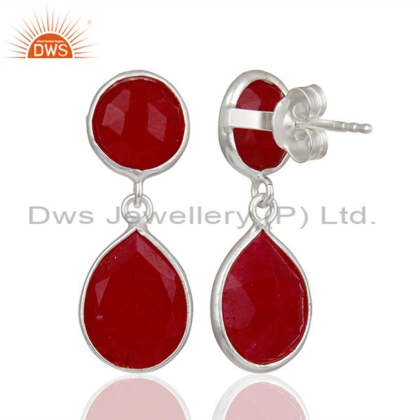 Suppliers 925 Fine Sterling Silver Gemstone Earrings Wholesale Supplier