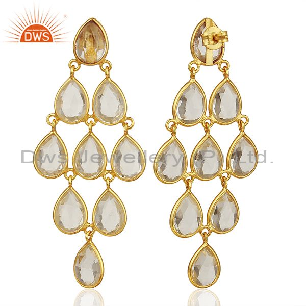 Suppliers Crystal 925 Silver Earrings Customized Gemstone Jewelry Manufacturer