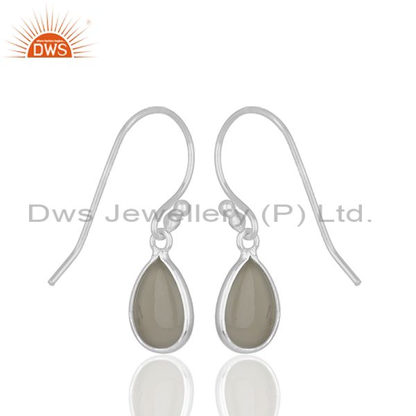 Suppliers 925 Sterling Silver Moonstone Earrings Designer Jewelry Wholesale
