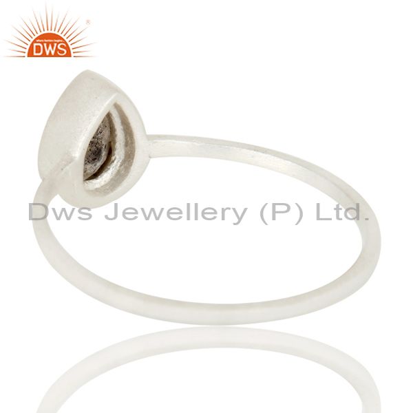 Suppliers Handmade 925 Solid Sterling Silver Labradorite Gemstone Stacking Ring