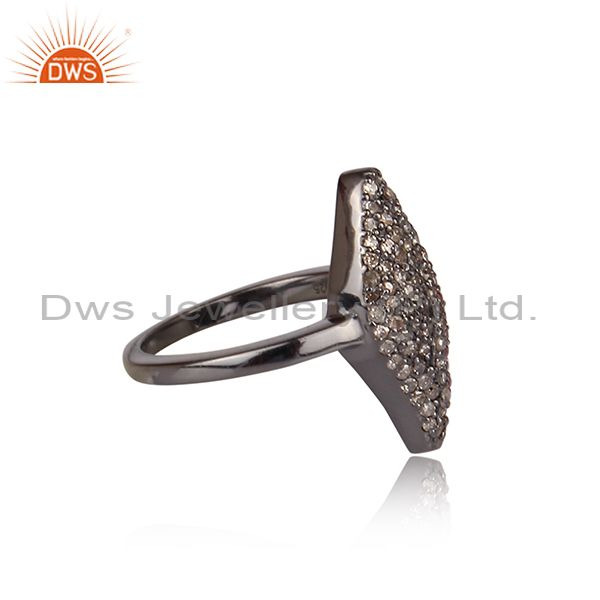 Ruby gemstone diamond 925 sterling silver party wear ring us 7 jewelry for women