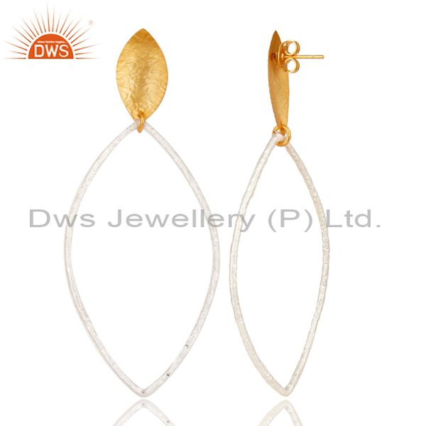 Suppliers Traditional Handmade Brass Drops Earrings Made In 14K Gold & Silver Plated