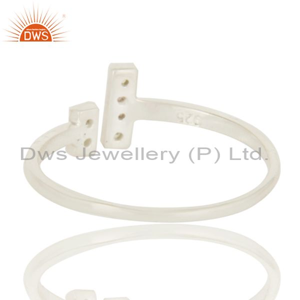 925 Sterling Silver Peridot Gemstone Adjustable Ring