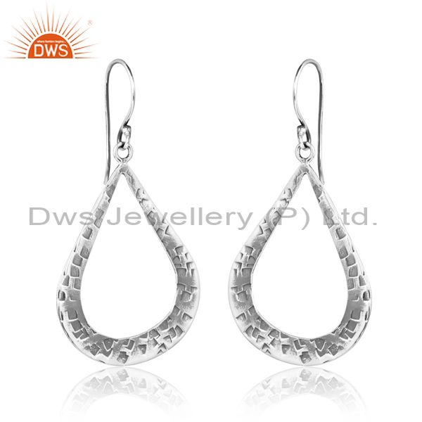 Sterling Silver Oxidized Earrings Intricate Designs