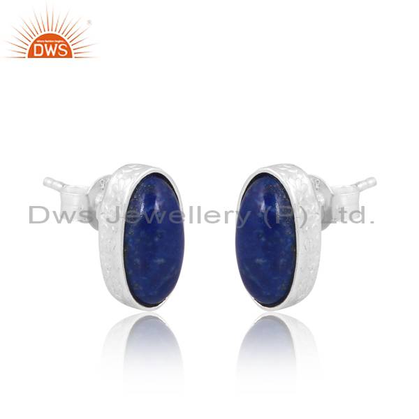 Lapis Handcrafted Studs: Timeless Elegance
