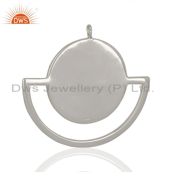 Exporter Mother of Pearl Gemstone Sterling Silver Pendant Jewelry Manufacturer