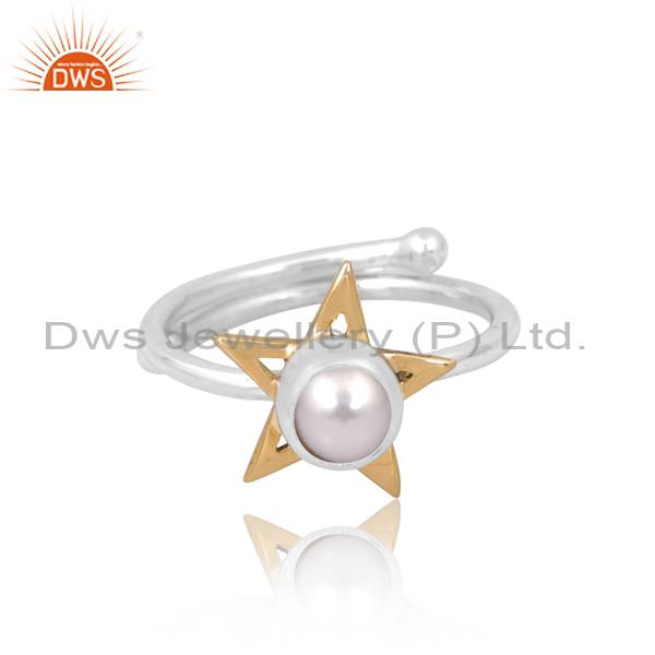 Star Ring of Pearl: A dazzling celestial accessory